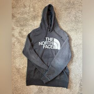 Gray TNF hoodie in size M